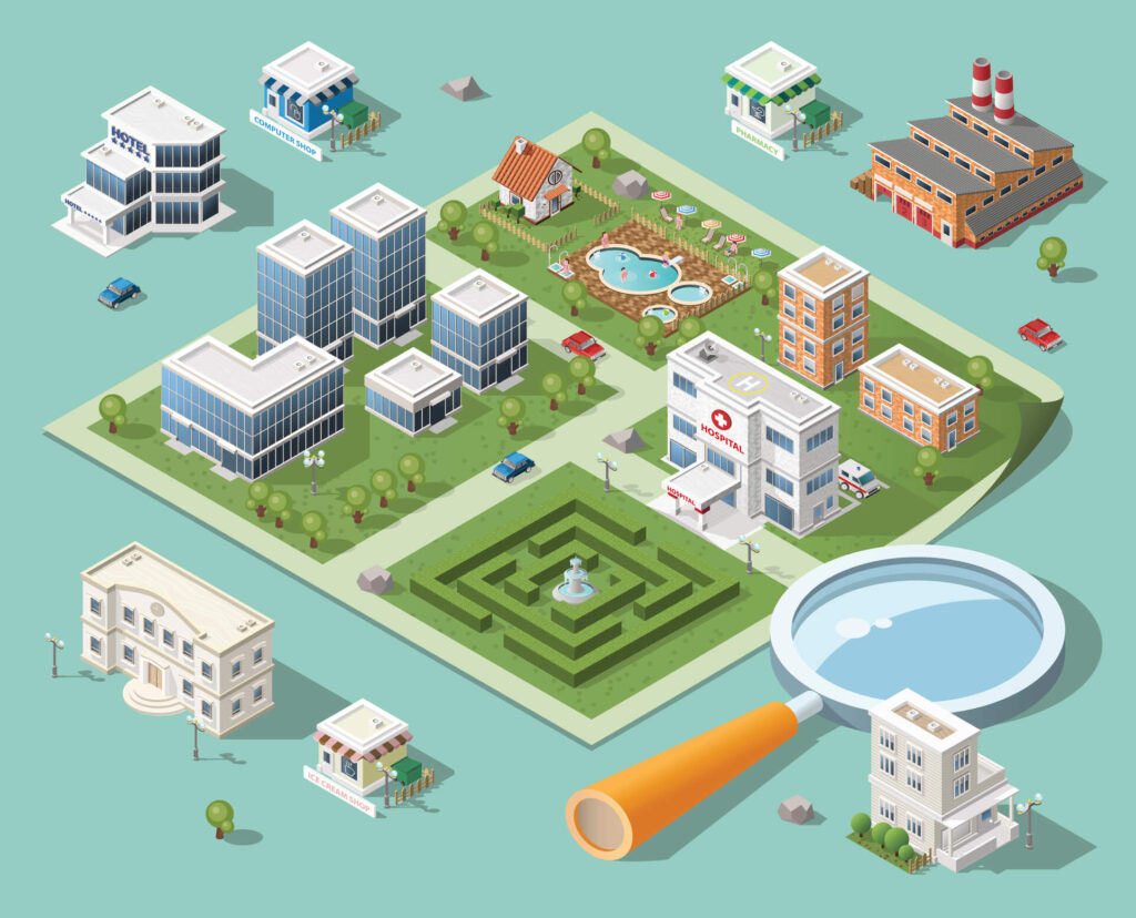 Learn how to increase your California rental property value with proper planning. City plan of California area to scope out how to increase rental property value